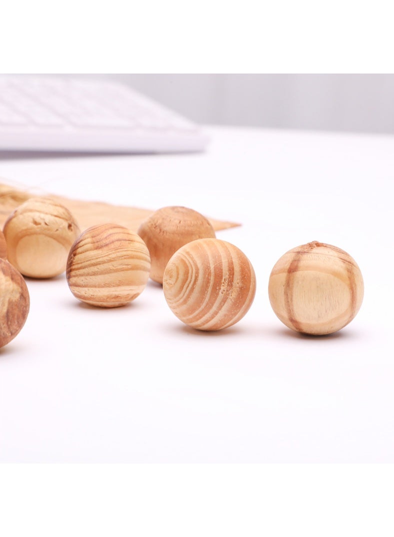 Camphor Balls, Cedar Balls 50 Pcs – Natural Moth Repellent for Wardrobe, Closet & Storage – Odor Absorbing & Moisture Control